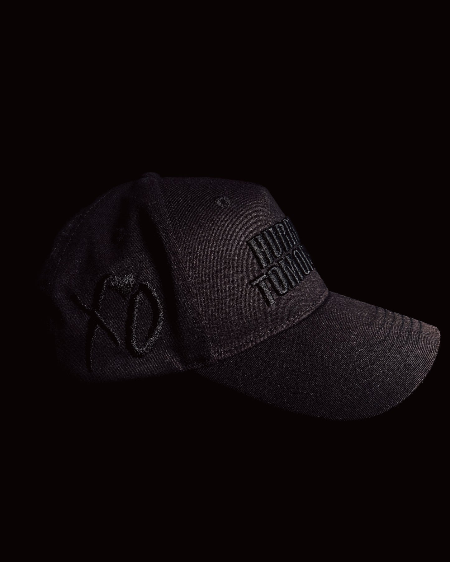 HURRY UP TOMORROW HAT - BLACK x BLACK