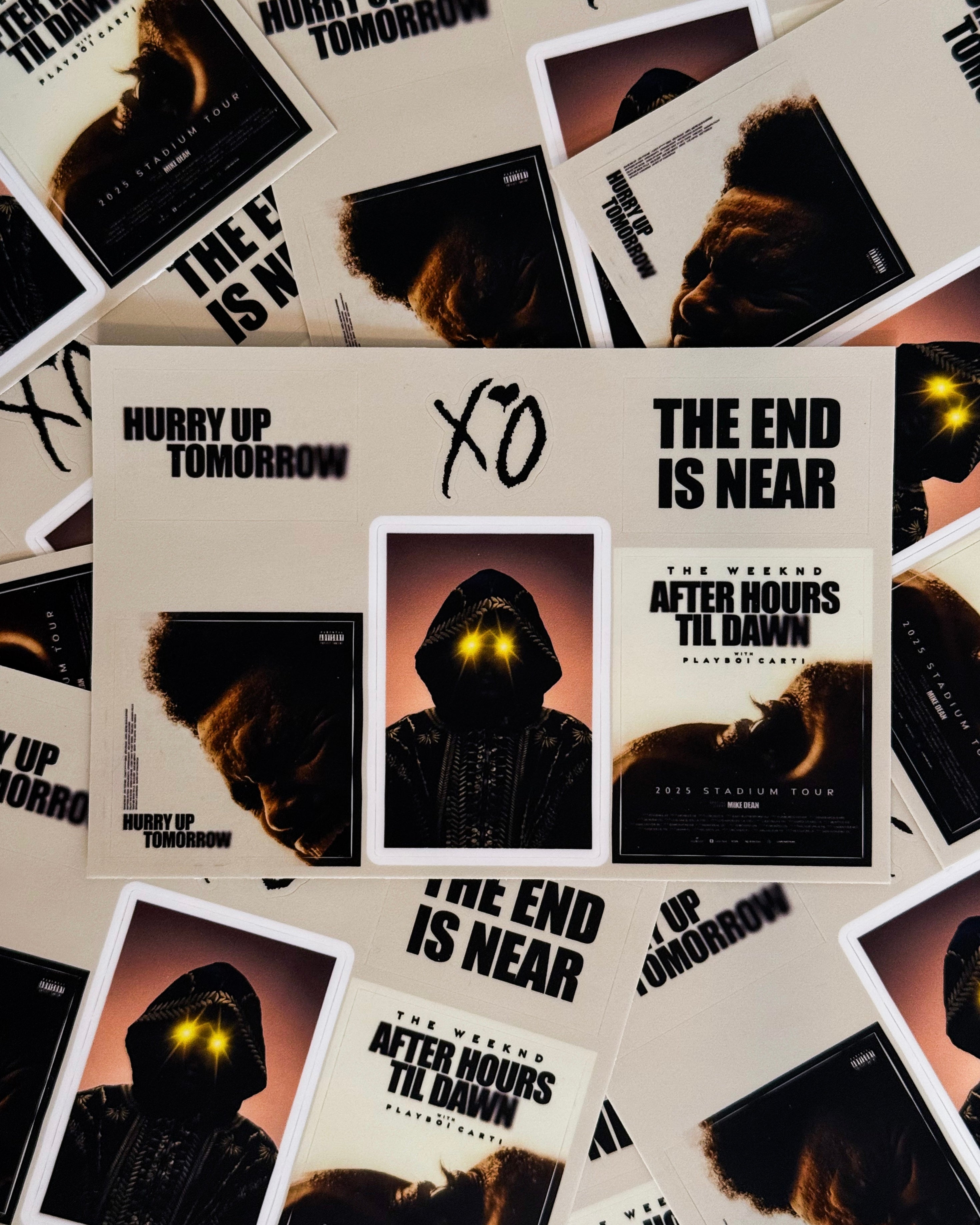 HURRY UP TOMORROW STICKER SHEET V2