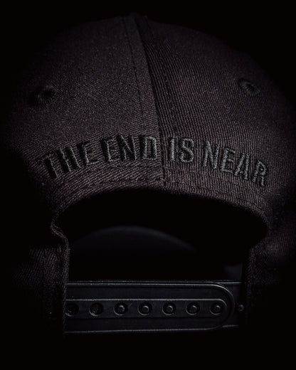 HURRY UP TOMORROW HAT - BLACK x BLACK