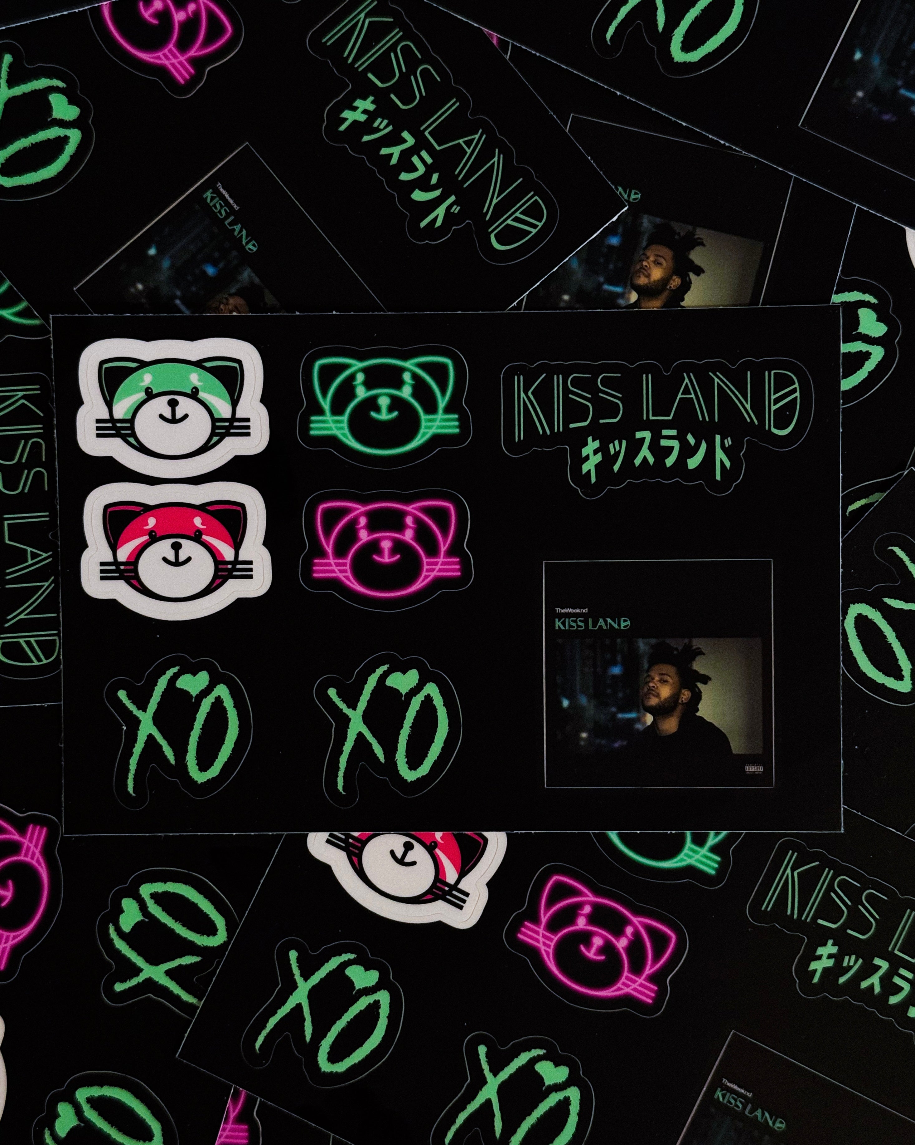 KISS LAND STICKER SHEET