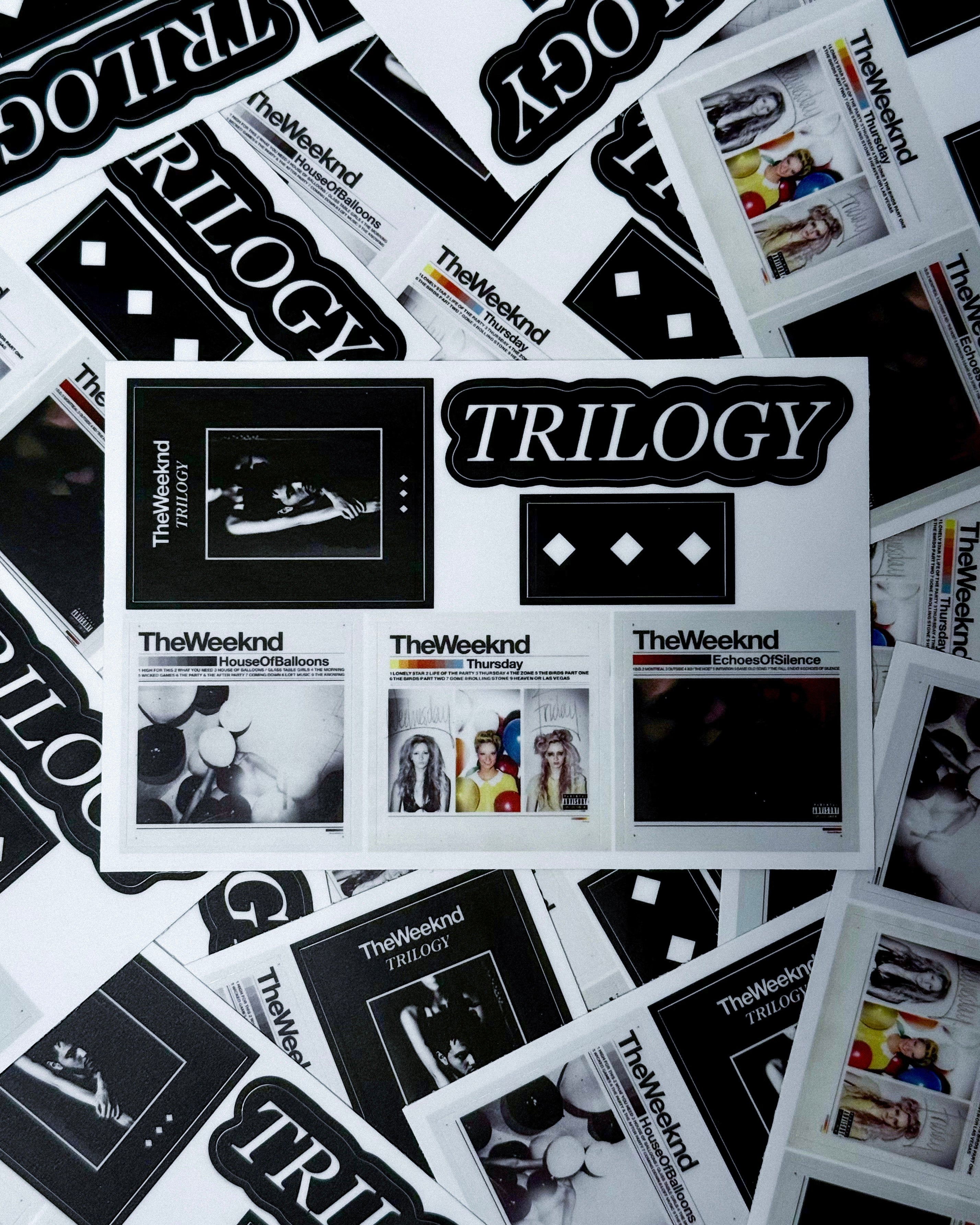 TRILOGY STICKER SHEET