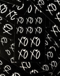 BLACK XO STICKER SHEET