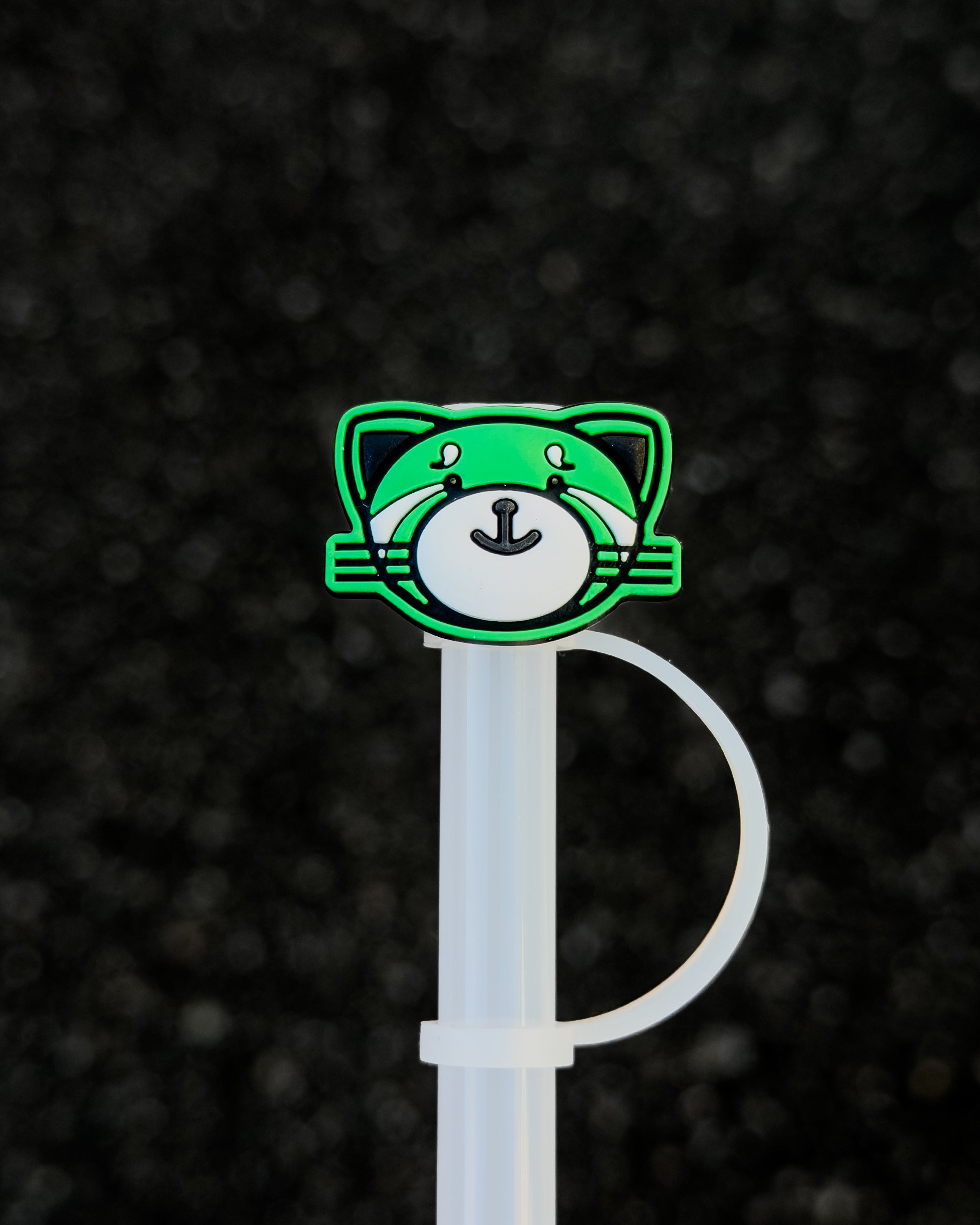 GREEN OXCY: STRAW TOPPER