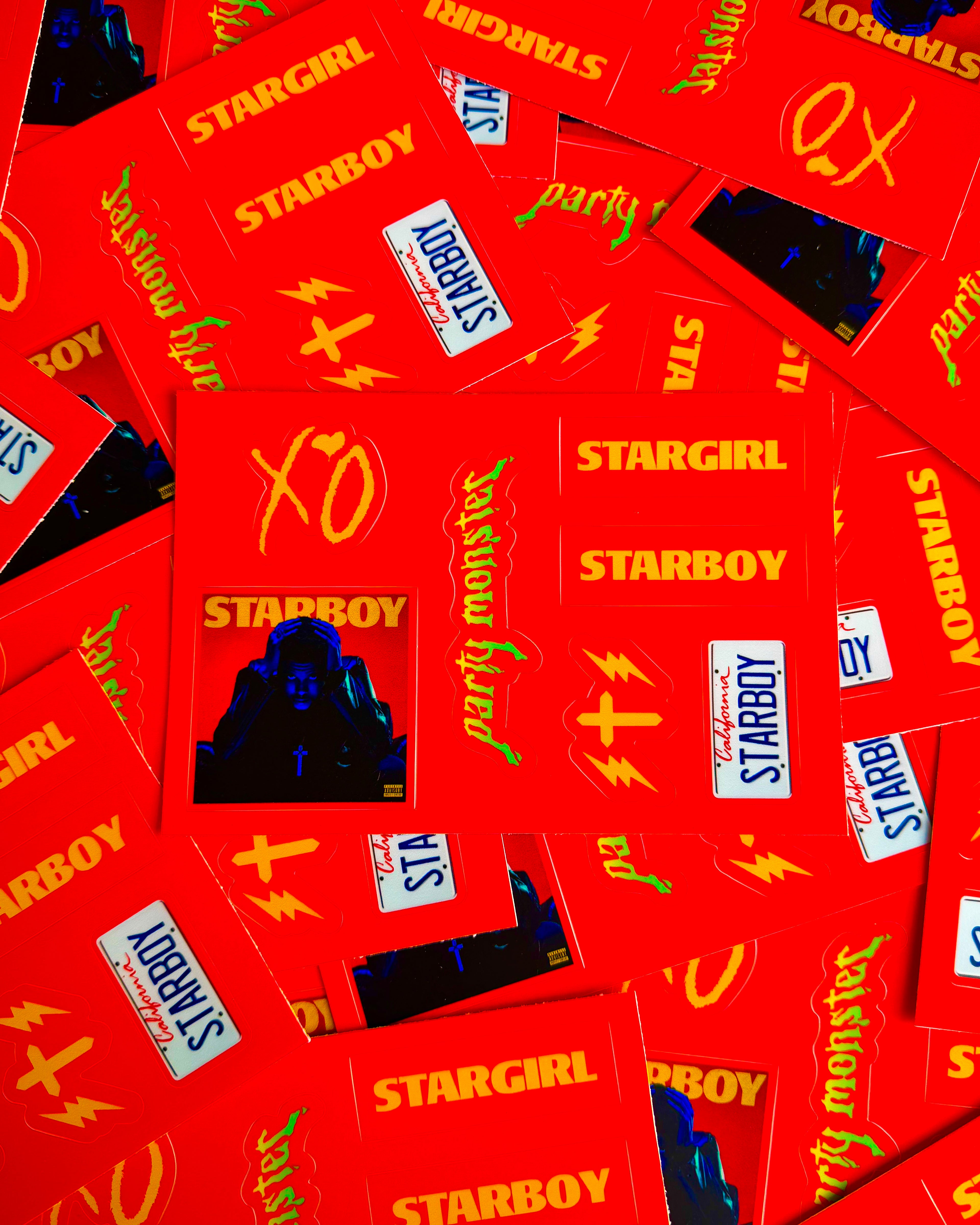 STARBOY: STICKER SHEET