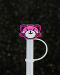 PINK OXCY: STRAW TOPPER