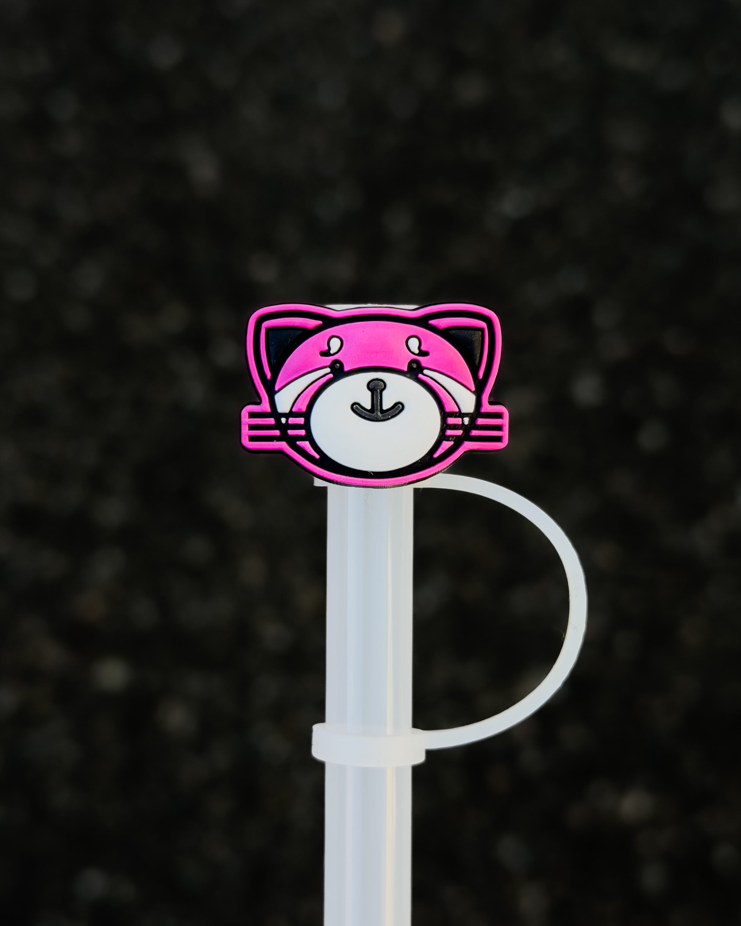 PINK OXCY: STRAW TOPPER