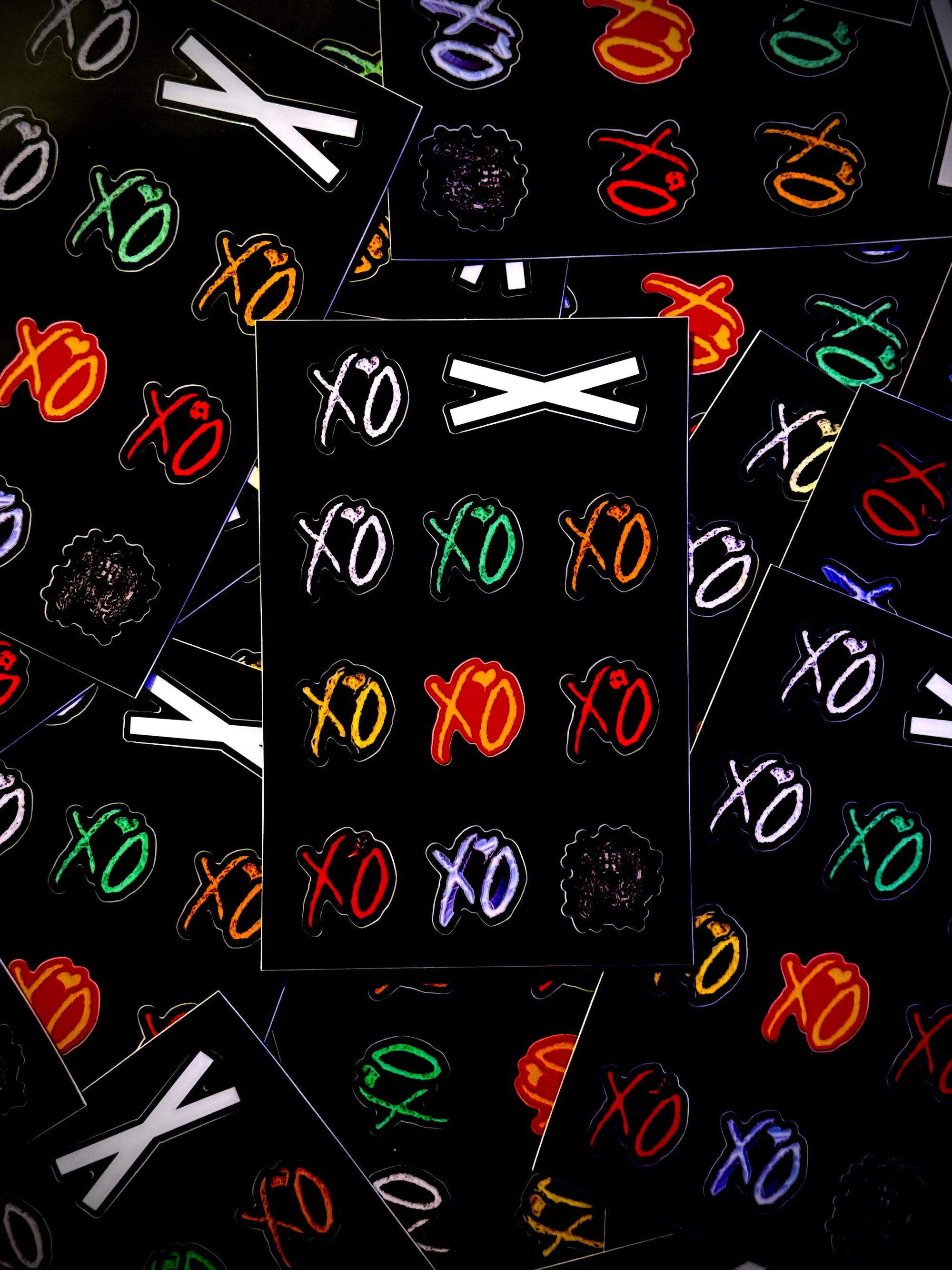 XO ERAS STICKER SHEET