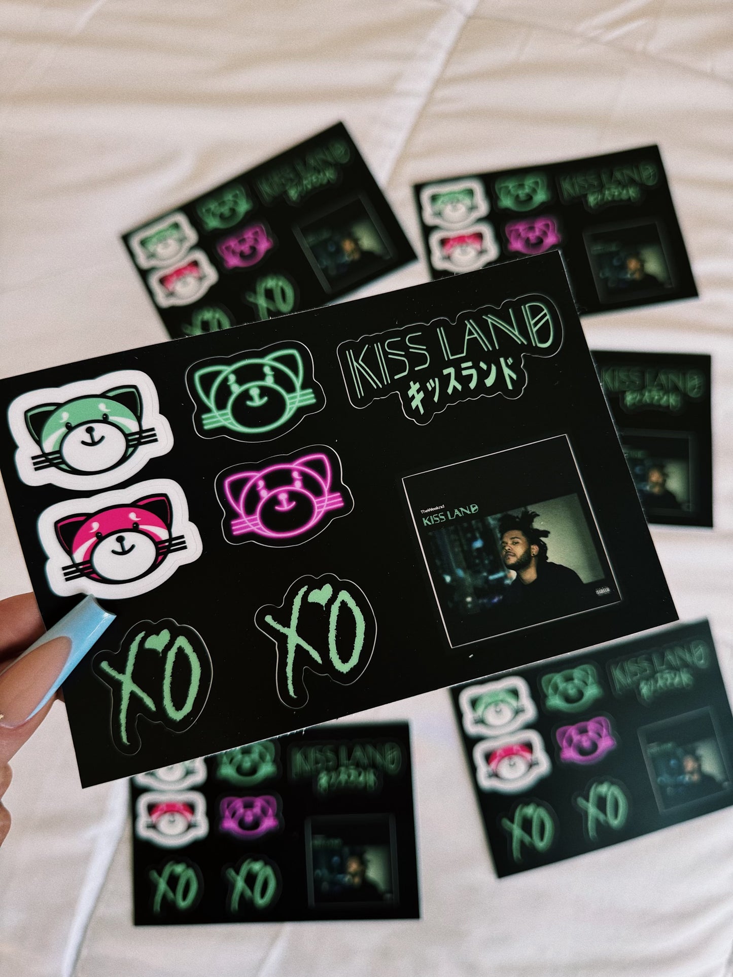 KISS LAND STICKER SHEET