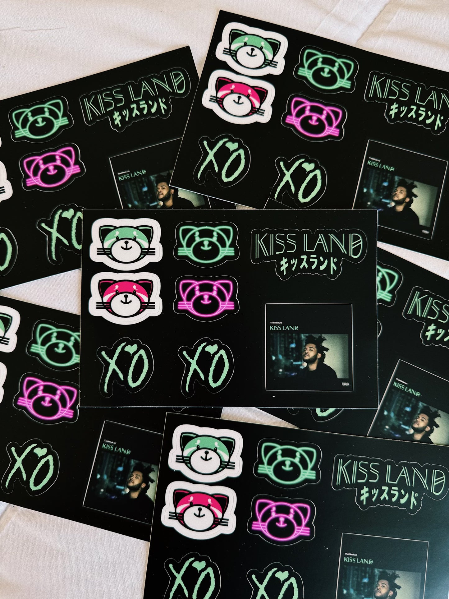 KISS LAND STICKER SHEET