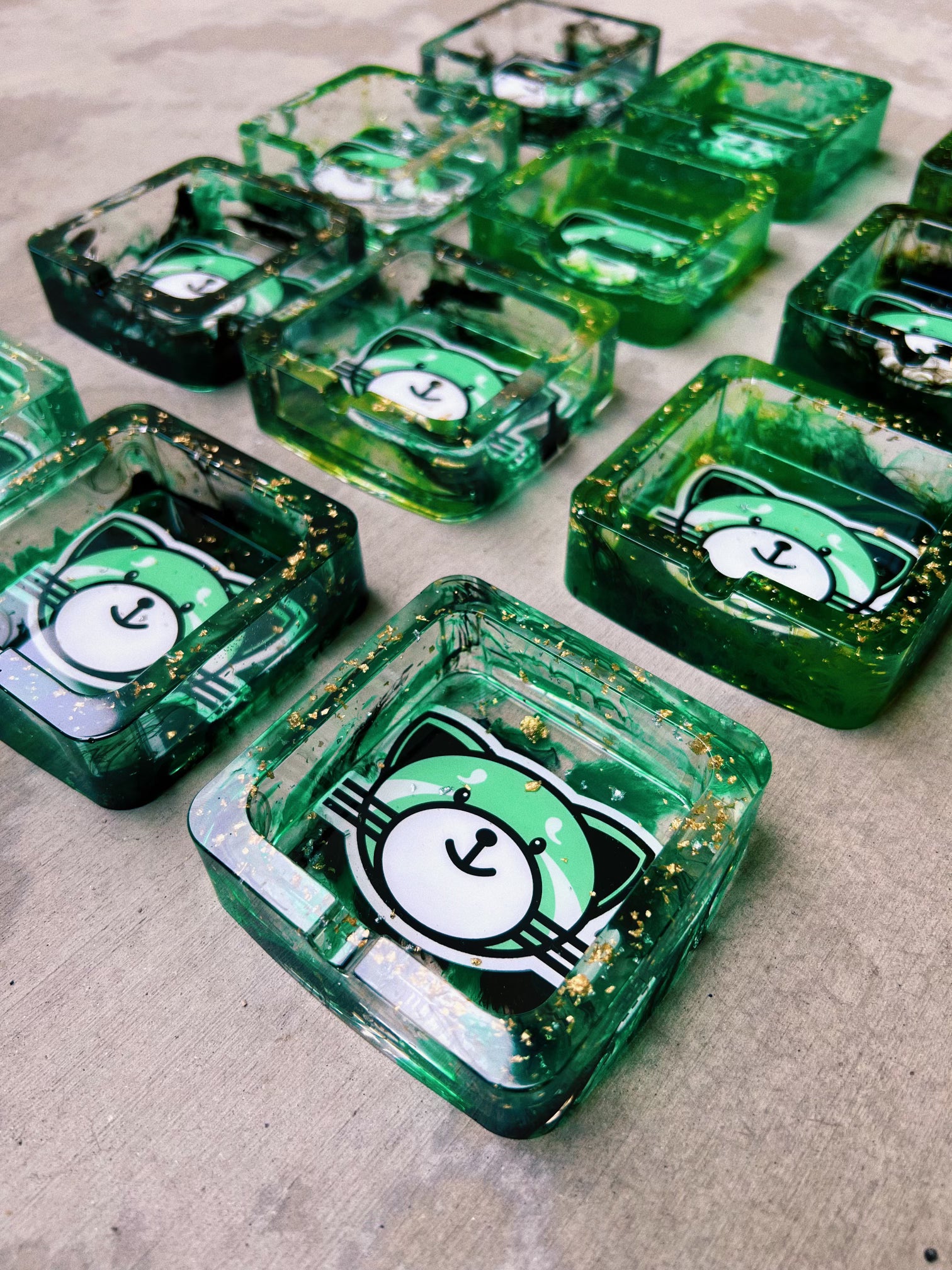Kiss Land Ashtray + Sticker Set